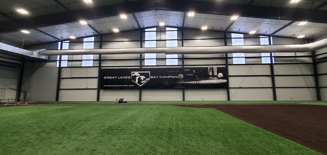 Savage, Minnesota large indoor banners installation indoor athletic MASH