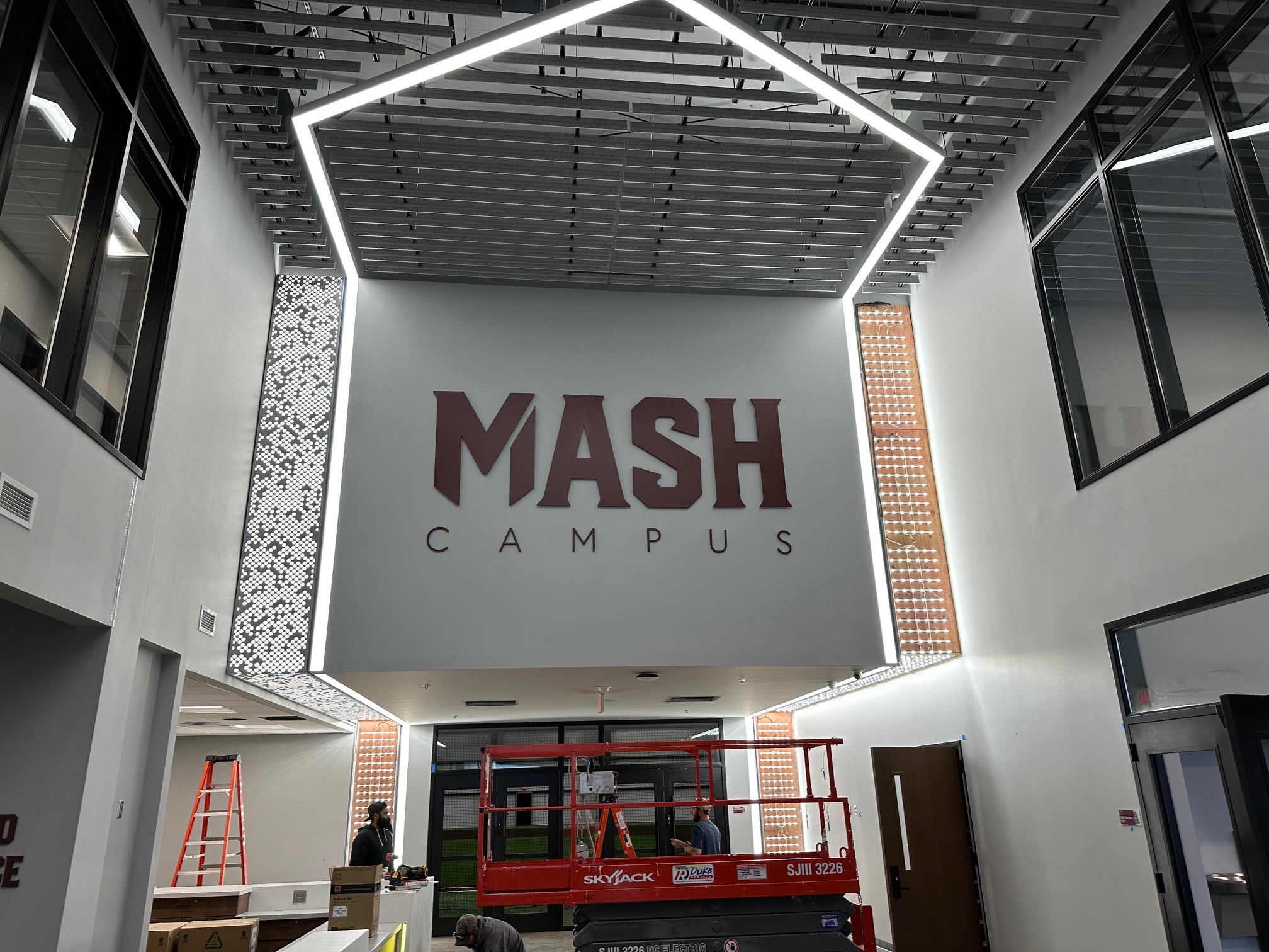 Savage, Minnesota indoor wall graphics for Mash