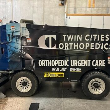 Minneapolis, Minnesota full Zamboni Wrap for Twin Cities Orthopedics