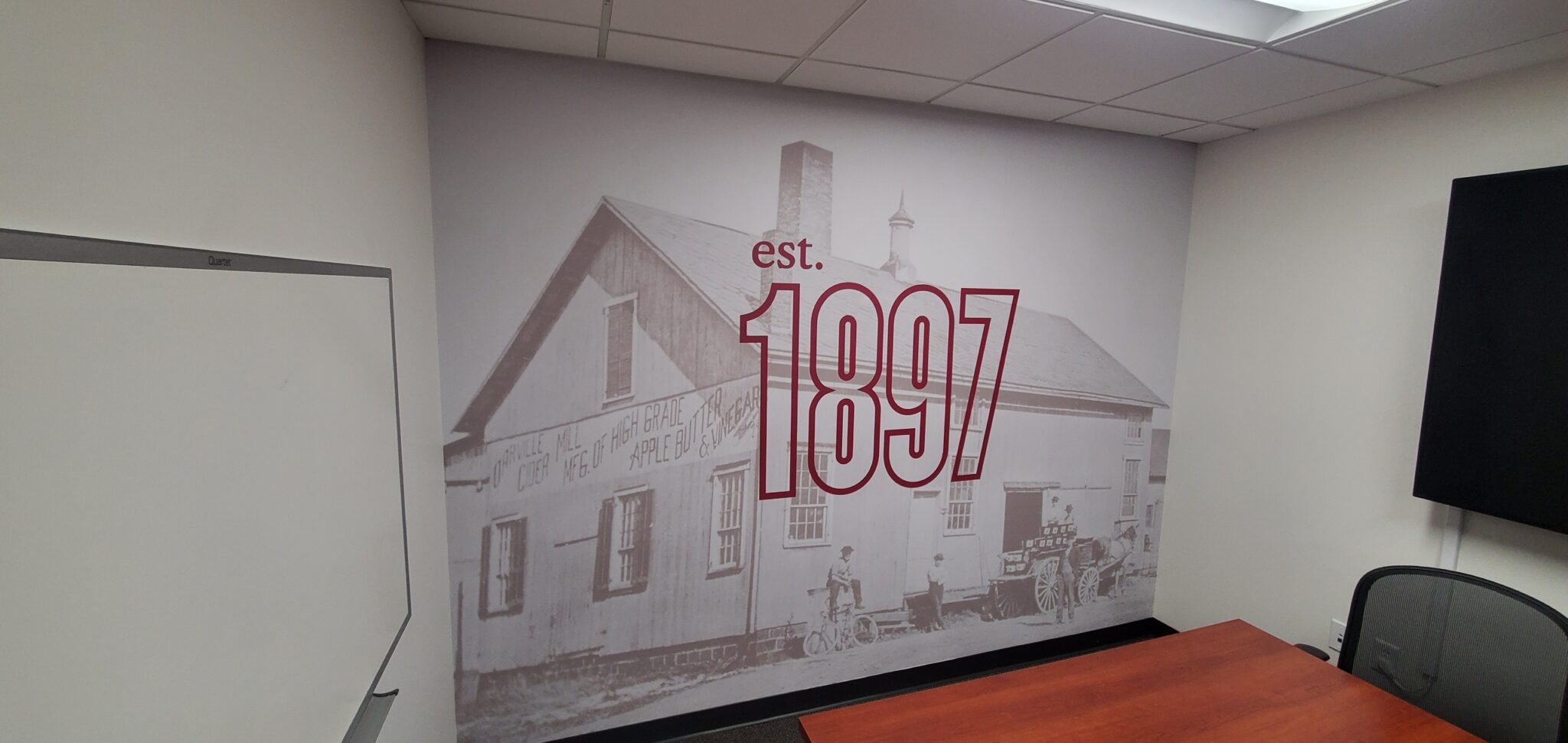 Edina, Minnesota wall mural office graphics Smuckers Twin Cities