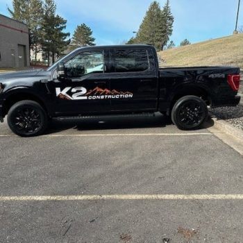 Eden Prairie, Minnesota vehicle wrap featuring a pickup truck with white and orange graphics for K2 Construction. Vehicles Graphics and Wraps. Custom vehicle wrap installation in Eden Prairie, Minneapolis, and St. Paul by SpeedPro Imaging Fleet vehicle graphics in Bloomington, Edina, and St. Louis Park for branded company vehicles Commercial vehicle wraps in Hopkins, Minnetonka, and Excelsior for mobile advertising Vehicle graphics near me in Richfield, Golden Valley, and Maple Grove for business branding Full vehicle wraps in Rogers, Shakopee, and Chaska for high-impact advertising on the road Twin Cities fleet graphics and wraps in Chanhassen, Eden Prairie, and Prior Lake Custom van wraps in Savage, Burnsville, and Bloomington for local service businesses Truck graphics and vehicle decals in Minneapolis, St. Paul, and Maple Grove Partial vehicle wraps in Edina, St. Louis Park, and Hopkins for cost-effective branding High-impact vehicle wraps in Minnetonka, Excelsior, and Chanhassen for business promotion Fleet branding and vehicle graphics in Golden Valley, Richfield, and Savage Custom car wraps in Prior Lake, Shakopee, and Chaska for business and promotional use Twin Cities vehicle wrap services in Rogers, Maple Grove, and Burnsville Vehicle wraps near me in Eden Prairie, Minneapolis, and surrounding suburbs Commercial fleet graphics in St. Paul, Bloomington, and Edina for consistent brand visibility Vehicles Graphics and Wraps. Custom vehicle wrap installation in Eden Prairie, Minneapolis, and St. Paul by SpeedPro Imaging Fleet vehicle graphics in Bloomington, Edina, and St. Louis Park for branded company vehicles Commercial vehicle wraps in Hopkins, Minnetonka, and Excelsior for mobile advertising Vehicle graphics near me in Richfield, Golden Valley, and Maple Grove for business branding Full vehicle wraps in Rogers, Shakopee, and Chaska for high-impact advertising on the road Twin Cities fleet graphics and wraps in Chanhassen, Eden Prairie, and Prior Lake Custom van wraps in Savage, Burnsville, and Bloomington for local service businesses Truck graphics and vehicle decals in Minneapolis, St. Paul, and Maple Grove Partial vehicle wraps in Edina, St. Louis Park, and Hopkins for cost-effective branding High-impact vehicle wraps in Minnetonka, Excelsior, and Chanhassen for business promotion Fleet branding and vehicle graphics in Golden Valley, Richfield, and Savage Custom car wraps in Prior Lake, Shakopee, and Chaska for business and promotional use Twin Cities vehicle wrap services in Rogers, Maple Grove, and Burnsville Vehicle wraps near me in Eden Prairie, Minneapolis, and surrounding suburbs Commercial fleet graphics in St. Paul, Bloomington, and Edina for consistent brand visibility