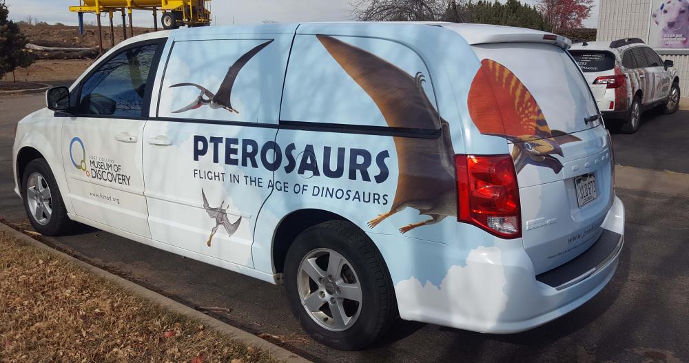 Pterosaurs Flight of the Dinosaurs car side view 