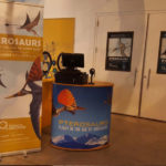 Pterosaurs standing banner and desk