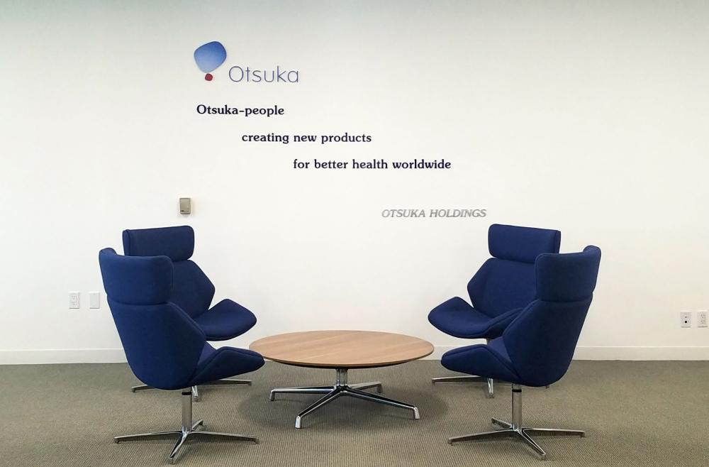 Otsuka Holdings wall logo