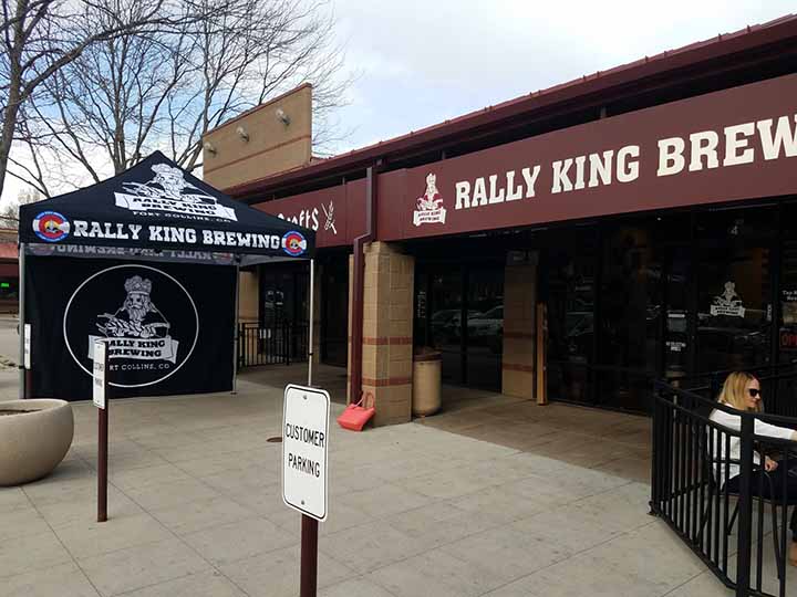 Rally King Brewing tent