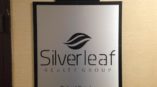 Office plaque of Silverleaf Realty Group