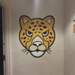 Cheetah wall painting