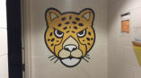 Cheetah wall painting