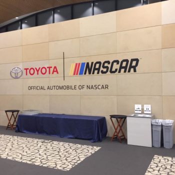 Toyota and Nascar wall decal