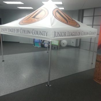 Junior League of Collin County event tent