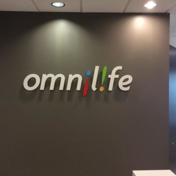 omnilife 3d wall sign