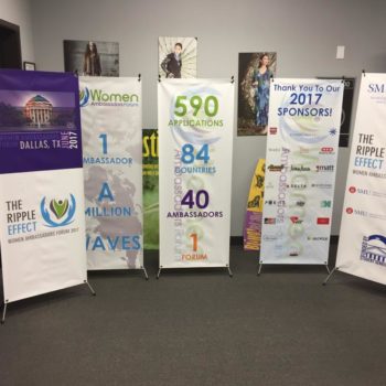 The Ripple Effect Retractable banner series