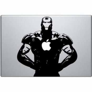 Ironman Apple laptop computer decal