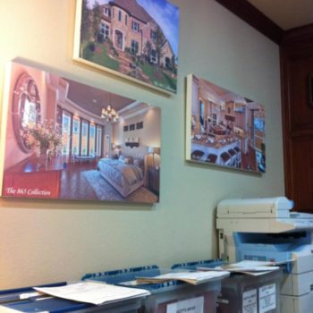 Real estate office wall art