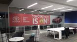 Toyotathon interior office window graphics