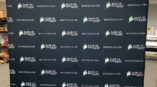Bank of England Texas step and repeat banner