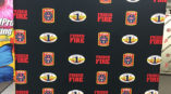 Frisco Fire step and repeat banner