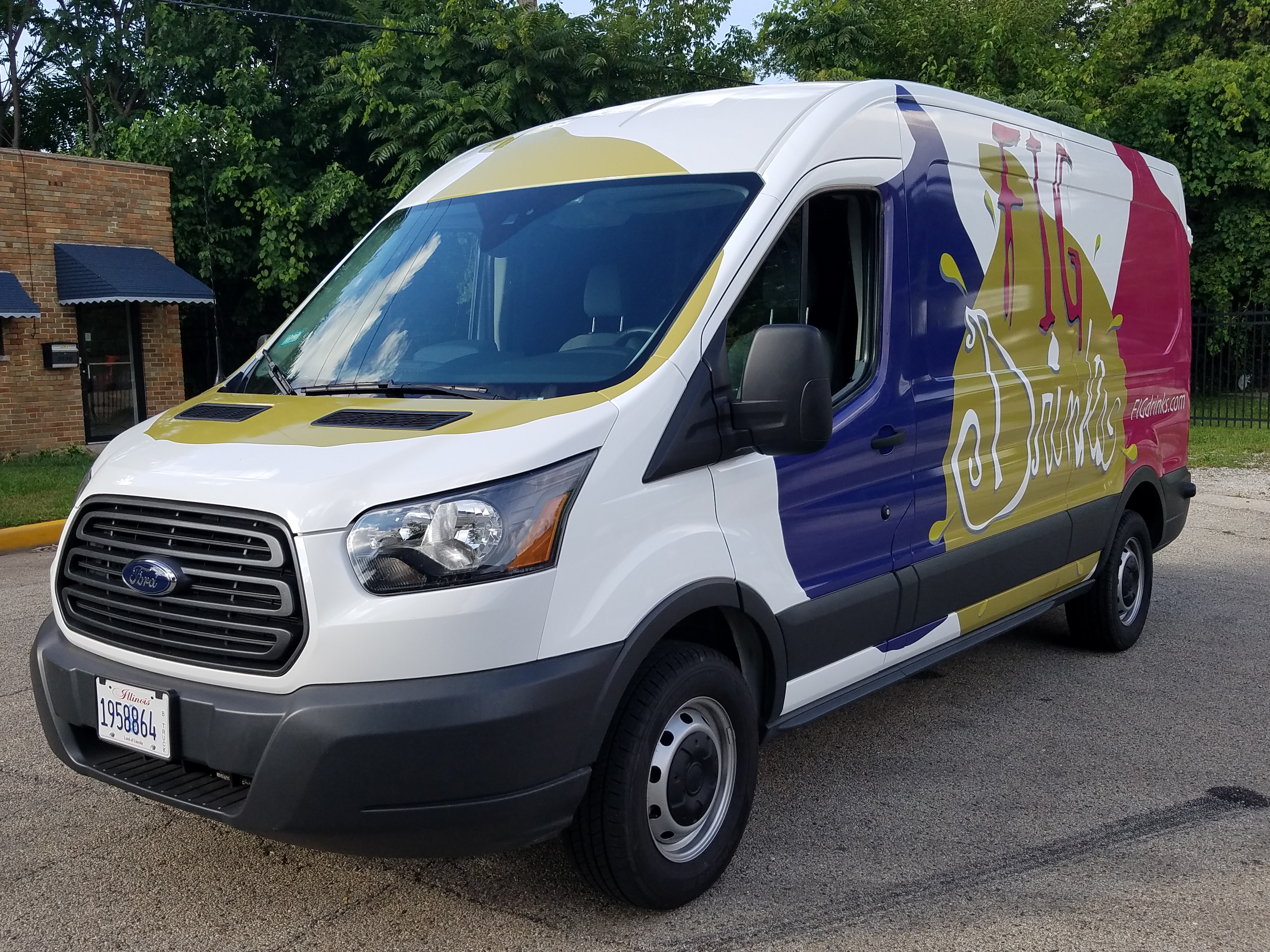 FIG Drinks vehicle wrap