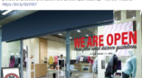 mall and retail store social distancing graphics