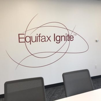 Equifax Ignite wall logo