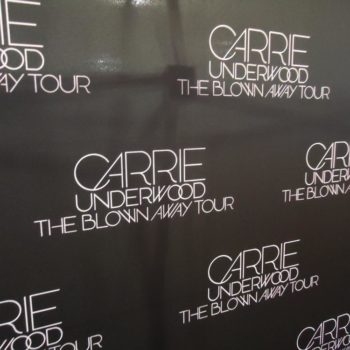 Carrie Underwood The Blown Away Tour Sign 