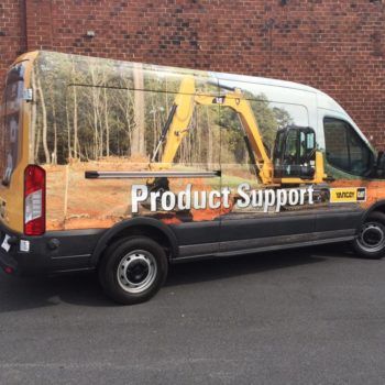 CAT Product Support vehicle fleet wrap 