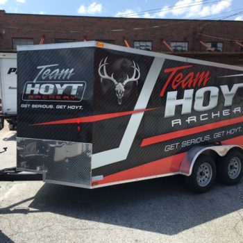 Team Hoyt Archery vehicle wraps 