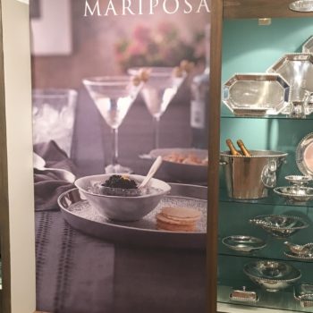 Mariposa wine standing sign 