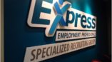 Express raised letter sign