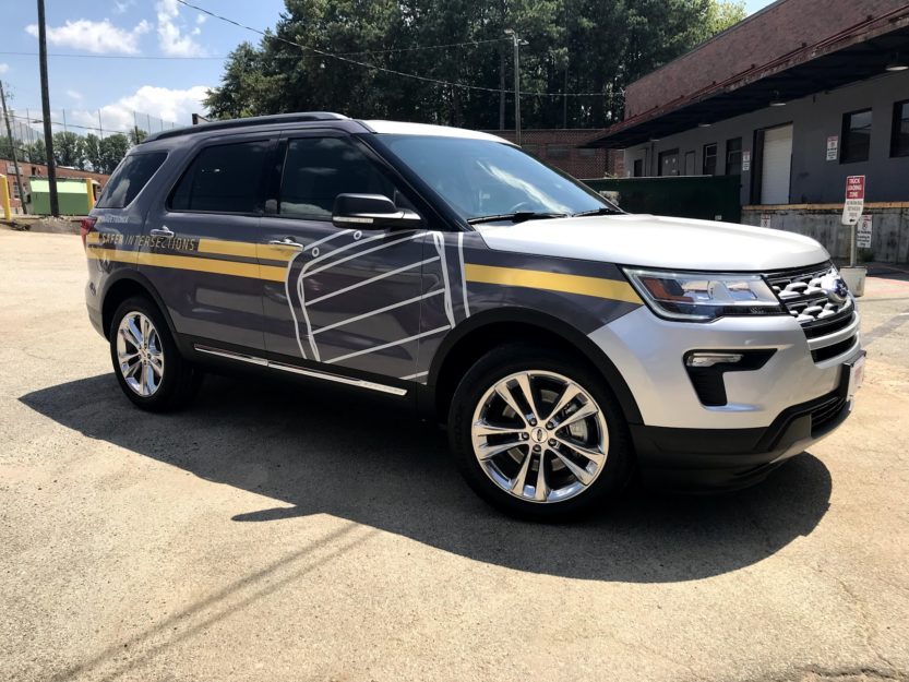Wrapped Ford Explorer