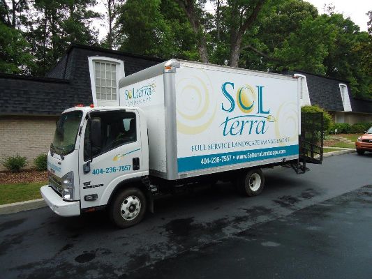 SOL terra vehicle fleet wrap 