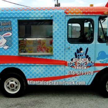 Atlanta Ice Cream Truck vehicle fleet wrap side view