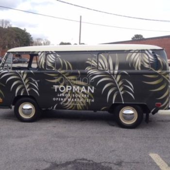 Topshop Topman vehicle fleet wrap 
