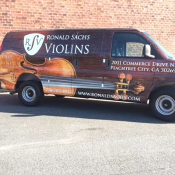 Ronald Sachs Violins vehicle fleet wrap 