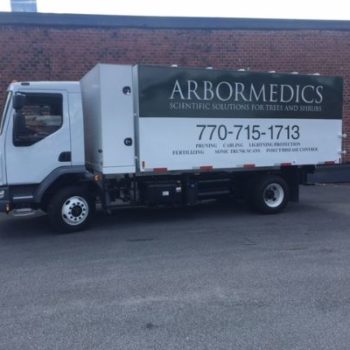 Arbormedics vehicle fleet wrap 