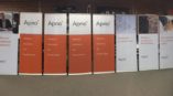 Aprio standing signs 