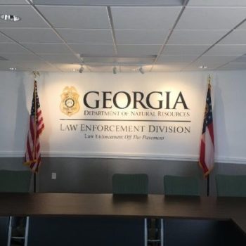 Georgia Department of Natural Resources wall graphic 