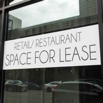 Space for lease glass etching 