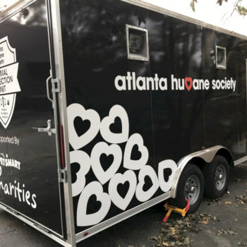 Atlanta Humane Society fleet wrap side view 