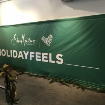 Shea Moisture Holiday Feels sign 