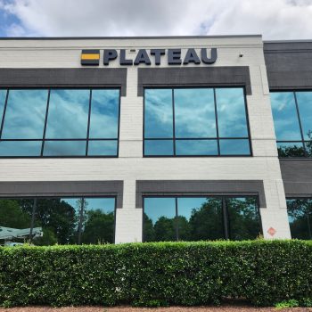 Channel letters for building facade