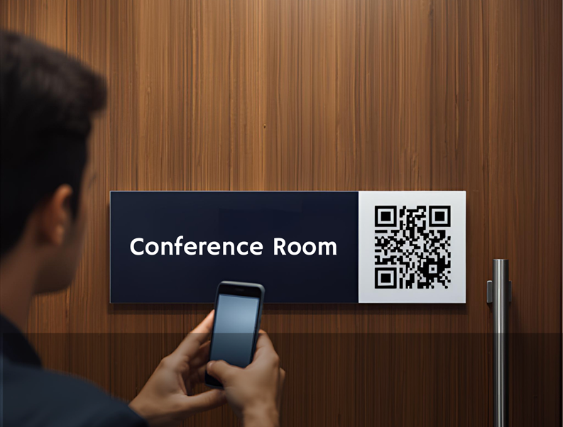 Smart QR Code Door Signs for Seamless Hybrid Offices