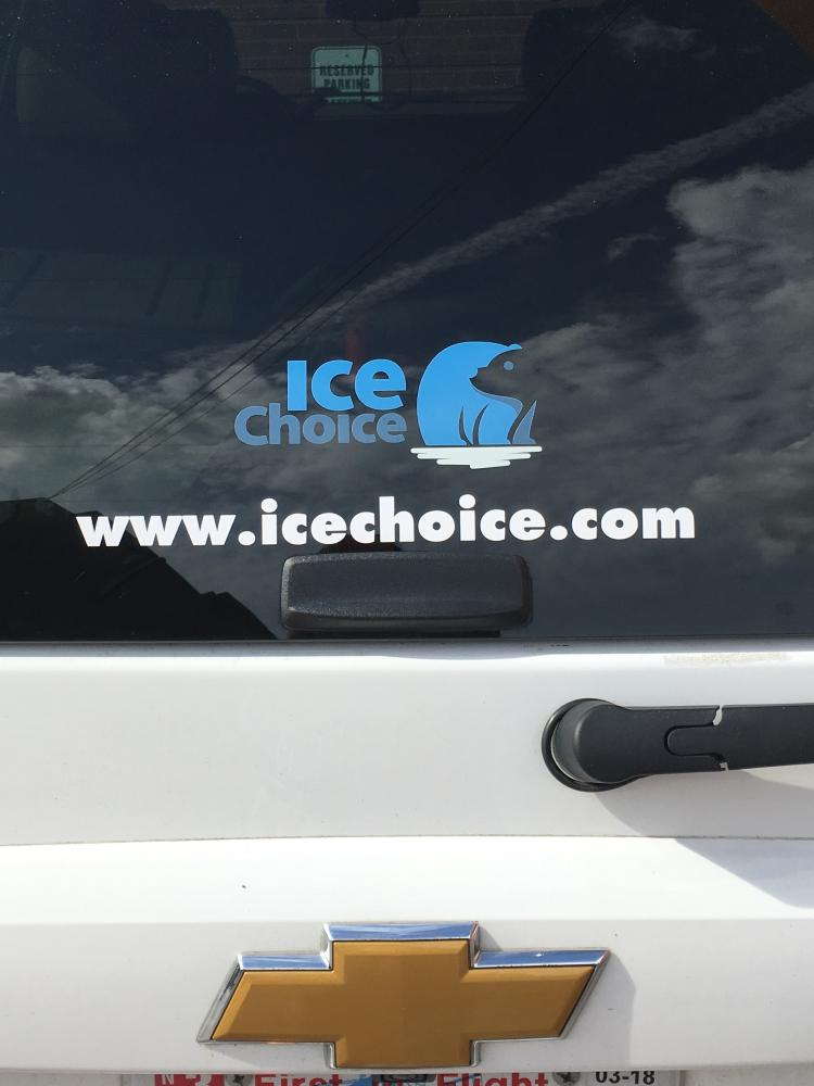 Ice Choice vehicle decal