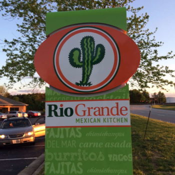 Rio Grande Mexican Kitchen outdoor signage