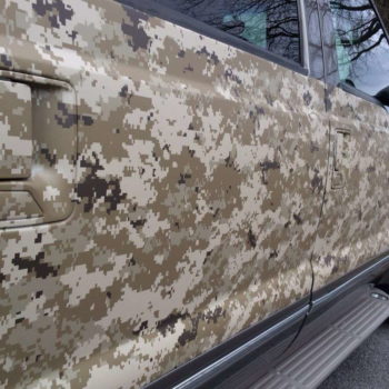 camouflage vehicle wrap