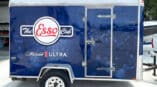 Custom Esso Club trailer wrap for a mobile beer station.