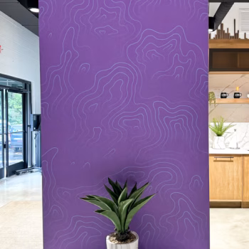 Custom wallpaper for Clear Touch in Greenville, SC.