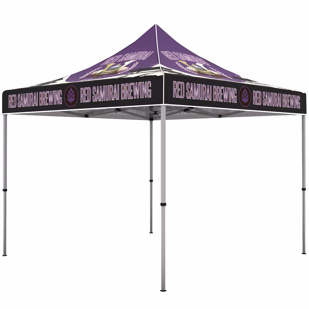 Product image of a 10' aluminum canopy tent.