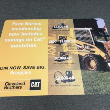 Cleveland Brothers branded chair mat