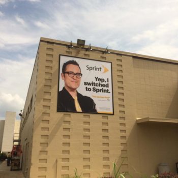 Sprint outdoor wall signage
